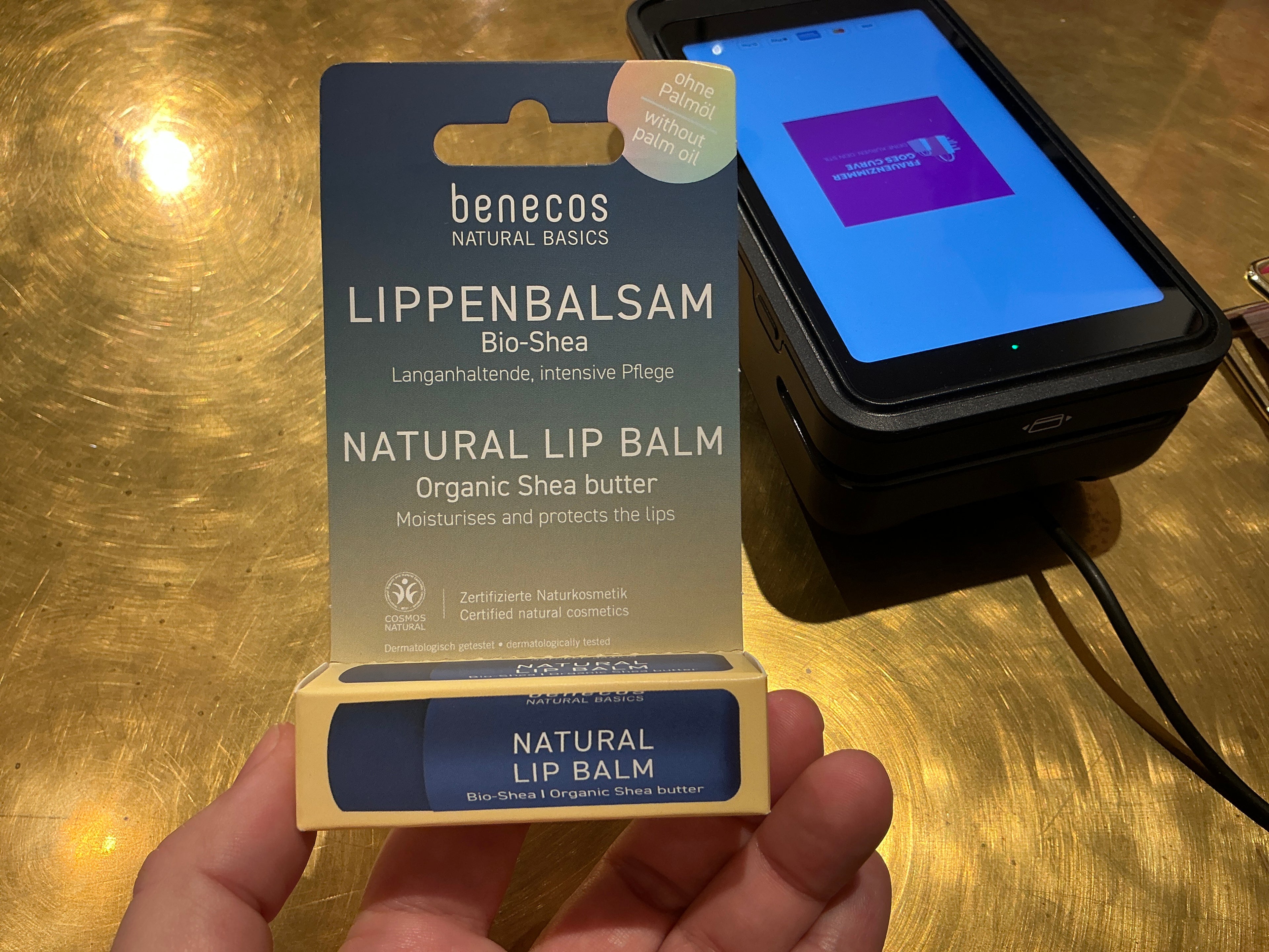 Natürlicher Lippenbalsam Shea Butter